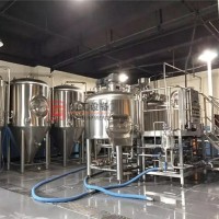 turnkey 800L beer brewing system brewhouse tanks can be available from DEGONG brew